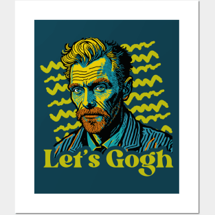 Let's Gogh // Funny Vincent Van Gogh Parody // Let's Go Posters and Art